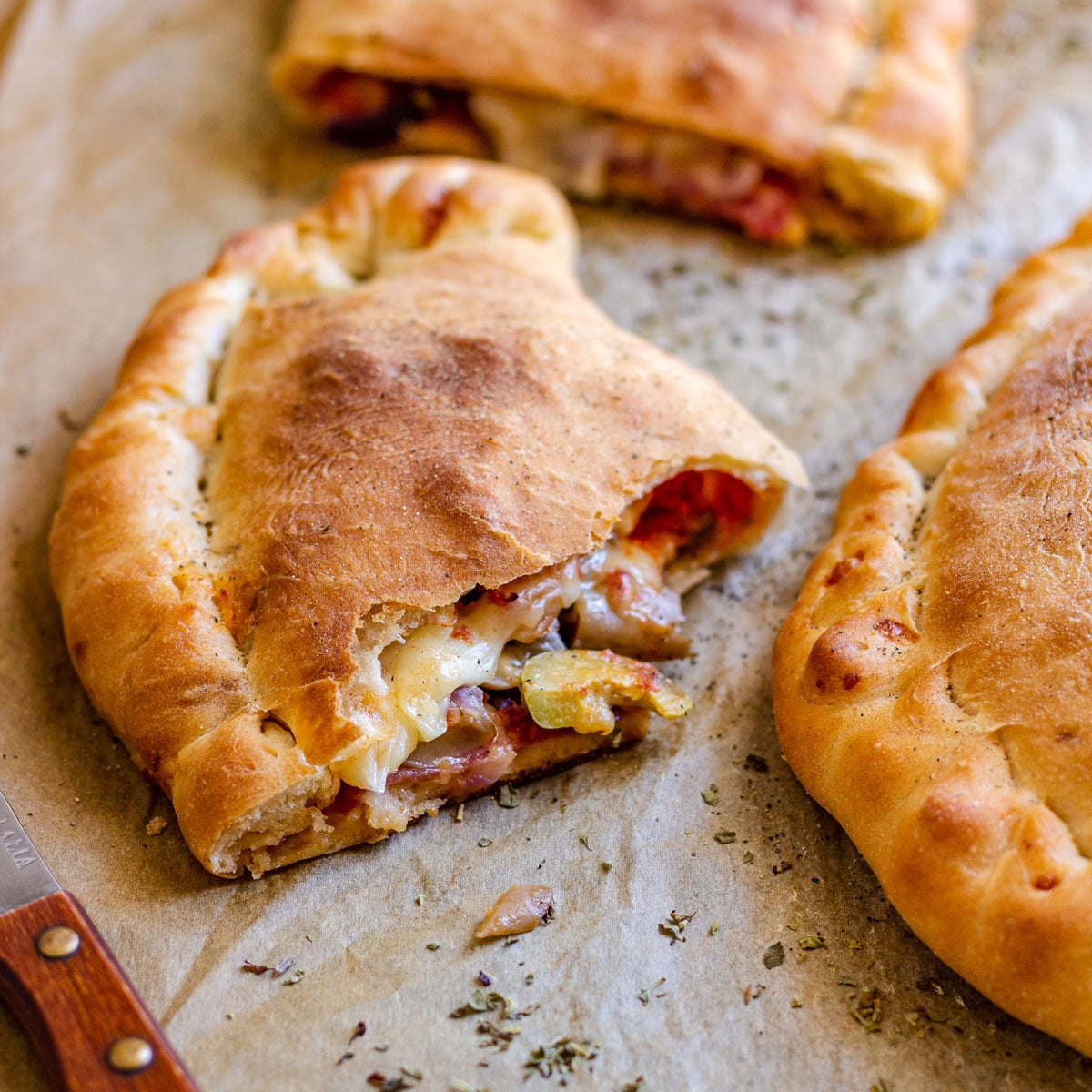 Calzone pizza